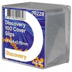 Se Discovery 100 Cover Slips - Tilbehør til mikroskop hos Kikkert-salg.dk