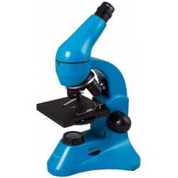 Se Levenhuk Rainbow 50L PLUS Azure Microscope - Mikroskop hos Kikkert-salg.dk
