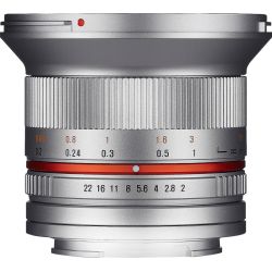 Billede af Samyang 12mm f/2.0 NCS CS Fuji X (Silver) - Kamera objektiv