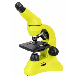 Se Levenhuk Rainbow 50L PLUS Lime Microscope - Mikroskop hos Kikkert-salg.dk