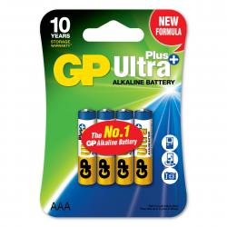 GP Lighting Gp Ultra Plus Alkaline Aaa 4 Pack (b) - Batteri