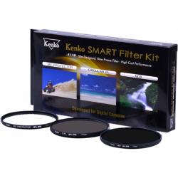 Kenko Smart Filter 3-Kit Protect/CPL/ND8 62mm - Tilbehør til kamera